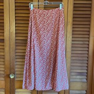 Floral Midi Skirt